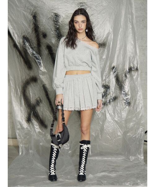 EVRIS（エヴリス）の「バックルデザインナイロンショルダーBAG（ショルダーバッグ・レディース・ブラック/ピンク/ホワイト・FREE）」の12枚目の写真