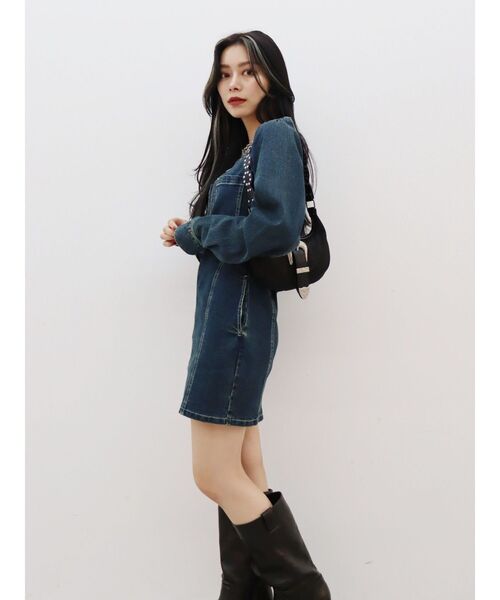 EVRIS（エヴリス）の「バックルデザインナイロンショルダーBAG（ショルダーバッグ・レディース・ブラック/ピンク/ホワイト・FREE）」の18枚目の写真