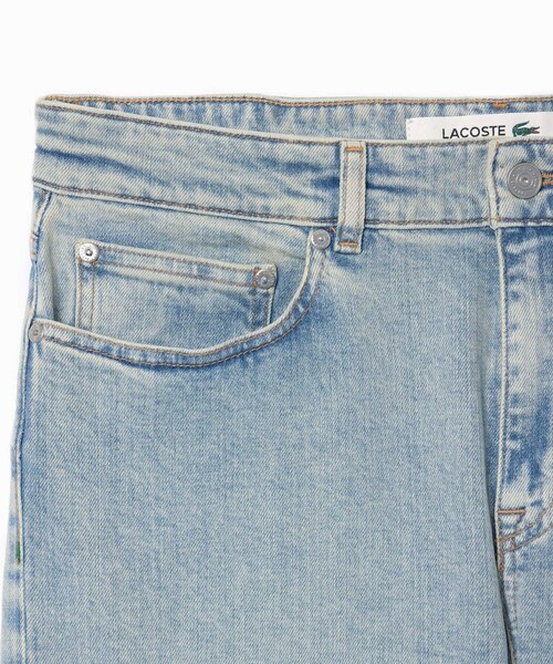LACOSTE（ラコステ）の「スリムフィットデニムパンツ（デニムパンツ・メンズ・ブラック/インディゴブルー/ライトインディゴブルー/ダークインディゴブルー・30/31/32/33）」の8枚目の写真