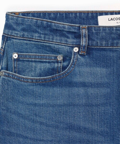 LACOSTE（ラコステ）の「スリムフィットデニムパンツ（デニムパンツ・メンズ・ブラック/インディゴブルー/ライトインディゴブルー/ダークインディゴブルー・30/31/32/33）」の20枚目の写真