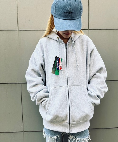 CAMBER(キャンバー)の「CAMBER / Cross-Knit ZIPPER HOODED / CAM231(パーカー・メンズ・グレー/ブラック/ホワイト・X-LARGE/LARGE/MEDIUM)」の10枚目の写真