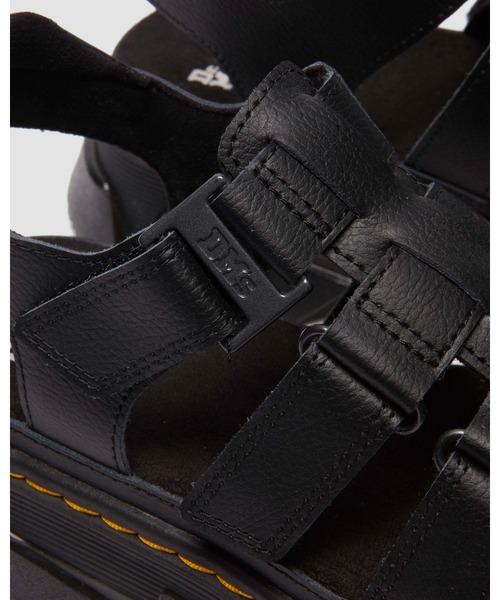 Dr. Martens ブラック サンダル　MATTISON Dr. Martens/ドクターマーチン MATTISON 3 ストラップ サンダル