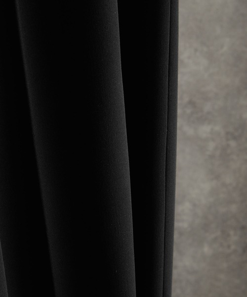 two tuck belt 'hakama' wide slacks（スラックス）｜ADRER