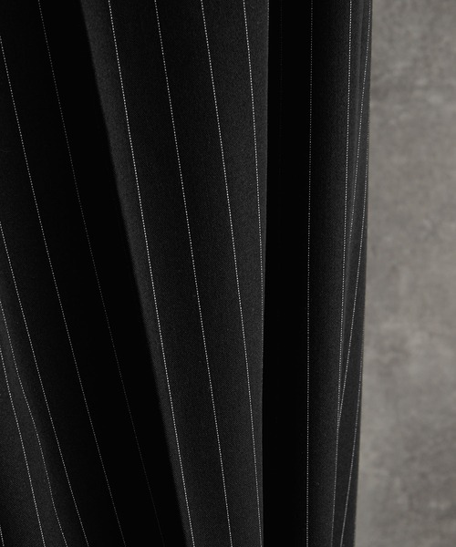 two tuck belt 'hakama' wide slacks（スラックス）｜ADRER