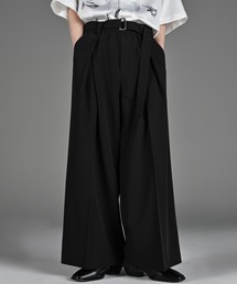 ADRER（アドラー）の「two tuck belt "hakama" wide slacks / ツータックベルト“ハカマ”ワイドスラックス（スラックス）」