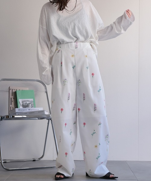 エトロ ETRO✴︎ パンツ フラワープリント 花柄 セール】【セットアップ対応】フラワープリントパンツ / 花柄
