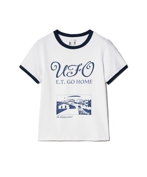Kijun(キジュン)の「Kijun/キジュン UFO T-Shirt Tシャツ(Tシャツ/カットソー・レディース・オフホワイト/ライトベージュ・L/M/S)」の3枚目の写真