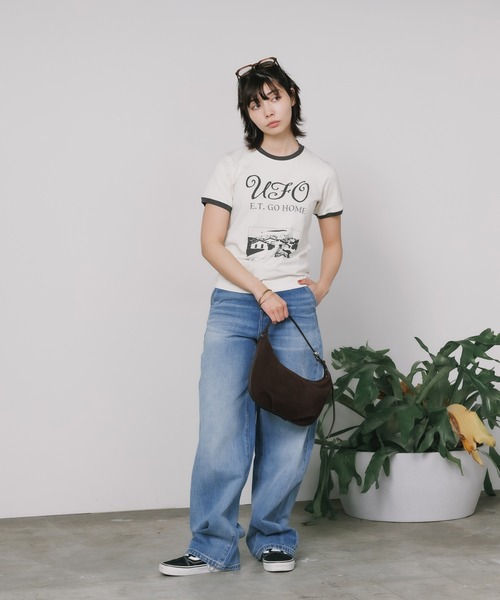 Kijun(キジュン)の「Kijun/キジュン UFO T-Shirt Tシャツ(Tシャツ/カットソー・レディース・オフホワイト/ライトベージュ・L/M/S)」の22枚目の写真