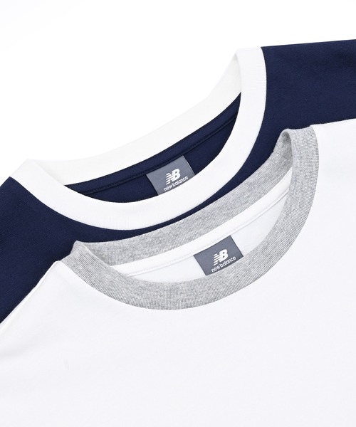 NEW BALANCE(ニューバランス)の「シューパッチショートスリーブTシャツ(Tシャツ/カットソー・レディース・ネイビー/オフホワイト・SMALL/MEDIUM/LARGE/X-LARGE)」の12枚目の写真