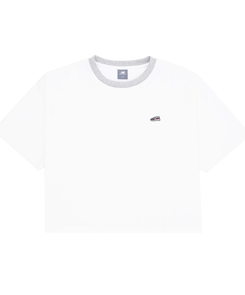 NEW BALANCE(ニューバランス)の「シューパッチショートスリーブTシャツ(Tシャツ/カットソー・レディース・ネイビー/オフホワイト・SMALL/MEDIUM/LARGE/X-LARGE)」の13枚目の写真
