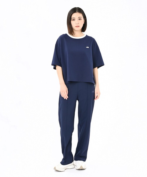 NEW BALANCE(ニューバランス)の「シューパッチショートスリーブTシャツ(Tシャツ/カットソー・レディース・ネイビー/オフホワイト・SMALL/MEDIUM/LARGE/X-LARGE)」の17枚目の写真