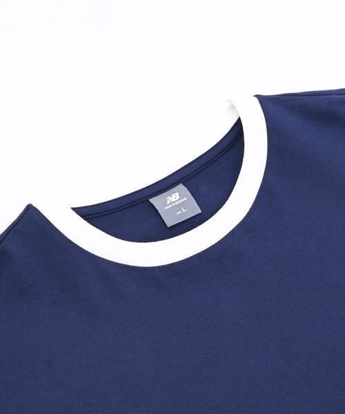 NEW BALANCE(ニューバランス)の「シューパッチショートスリーブTシャツ(Tシャツ/カットソー・レディース・ネイビー/オフホワイト・SMALL/MEDIUM/LARGE/X-LARGE)」の19枚目の写真