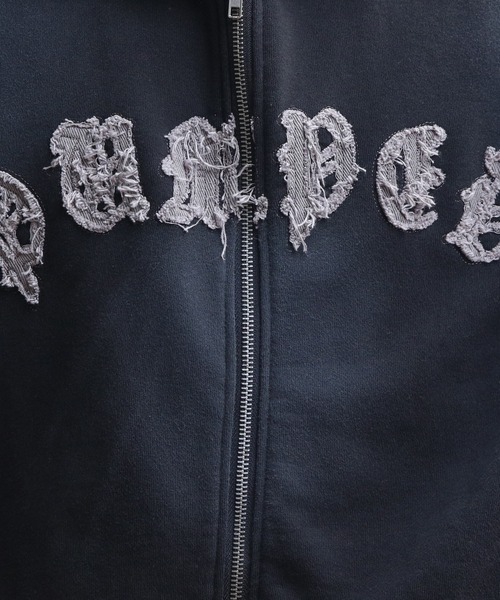 ８(eight)（エイト）の「スプレー加工ジップパーカー（パーカー・メンズ・ブラウン/ブラック/ブルー・MEDIUM/LARGE）」の8枚目の写真