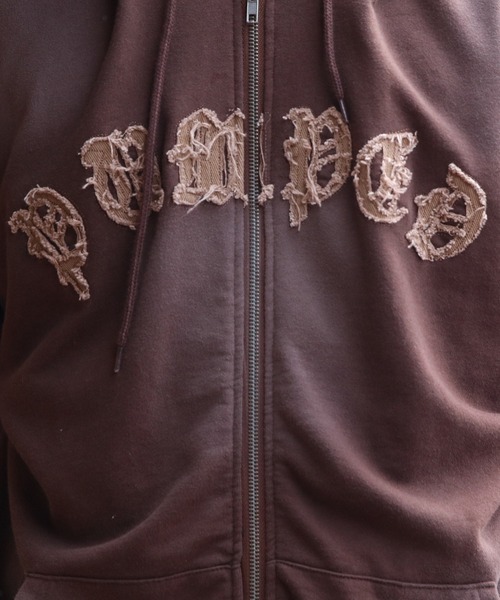 ８(eight)（エイト）の「スプレー加工ジップパーカー（パーカー・メンズ・ブラウン/ブラック/ブルー・MEDIUM/LARGE）」の9枚目の写真