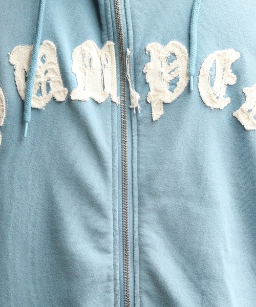 ８(eight)（エイト）の「スプレー加工ジップパーカー（パーカー・メンズ・ブラウン/ブラック/ブルー・MEDIUM/LARGE）」の10枚目の写真