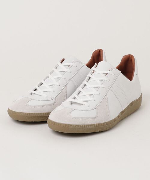 REPRODUCTION OF FOUND(リプロダクションオブファウンド)の「REPRODUCTION OF FOUND (リプロダクション オブ ファウンド) GERMAN MILITARY TRAINER ジャーマントレーナー 1700NL(スニーカー・メンズ・ブラック/ホワイト・42/43/41)」の1枚目の写真