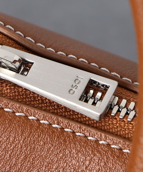 OSOI＞ZIP BROCLE MINI バッグ TAN（ショルダーバッグ）｜OSOI