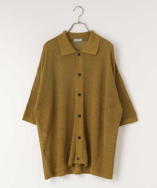 LOWRYS FARM（ローリーズファーム）の「メッシュニットカーディガンＳＳ　 451350（カーディガン/ボレロ・メンズ・レッド/イエロー/グレー/ブラック・FREE）」の19枚目の写真