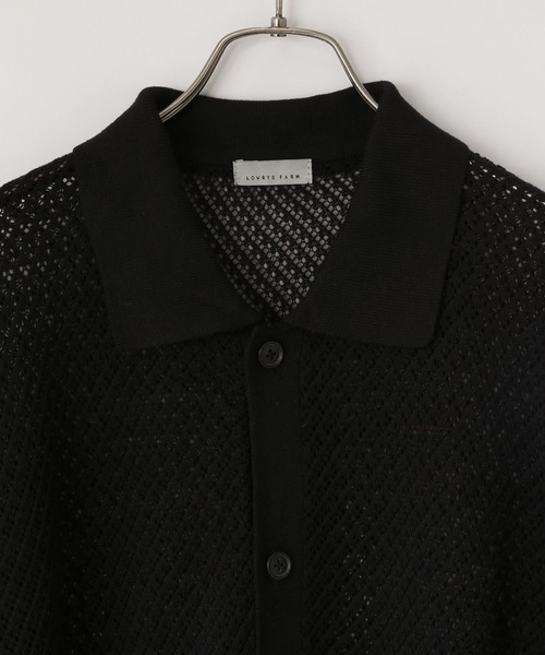 LOWRYS FARM（ローリーズファーム）の「メッシュニットカーディガンＳＳ　 451350（カーディガン/ボレロ・メンズ・レッド/イエロー/グレー/ブラック・FREE）」の10枚目の写真