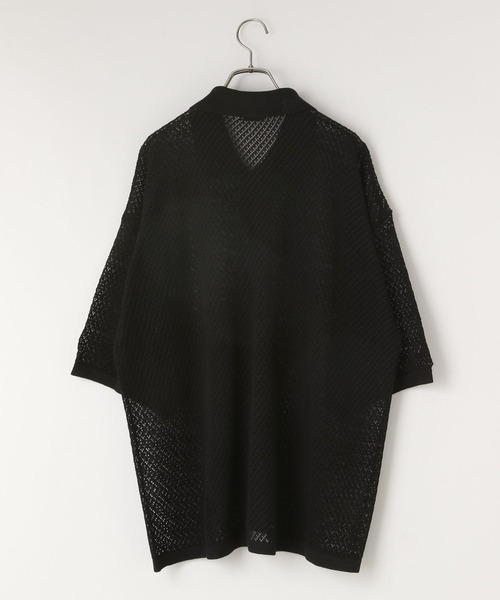 LOWRYS FARM（ローリーズファーム）の「メッシュニットカーディガンＳＳ　 451350（カーディガン/ボレロ・メンズ・レッド/イエロー/グレー/ブラック・FREE）」の14枚目の写真