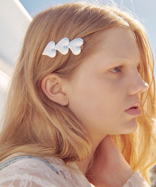 【LELET NY】ヘアークリップ ビッグハート ゴールド 髪留め LELET NY(レレットニューヨーク) ヘアアクセサリー(レディース