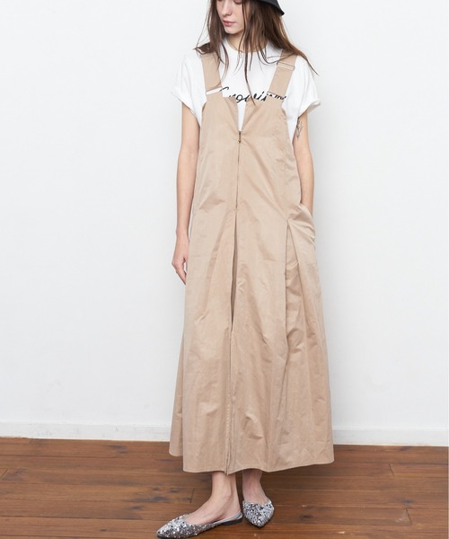 Muel Chic(ミュエルシック)の「Faith jumper one-piece フェイスジャンパーワンピース(ワンピース・レディース・ベージュ/ホワイト・FREE)」の19枚目の写真
