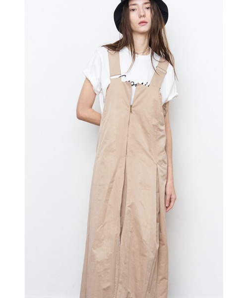 Muel Chic(ミュエルシック)の「Faith jumper one-piece フェイスジャンパーワンピース(ワンピース・レディース・ベージュ/ホワイト・FREE)」の16枚目の写真