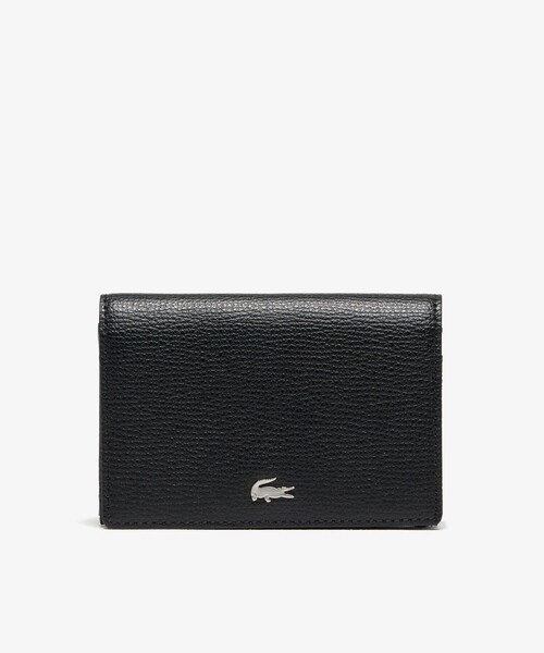 新品 ラコステ 財布 ケース カードケース 牛革 黒 LACOSTE｜ラコステ（メンズ）のカードケース（ブラック/黒色系）通販
