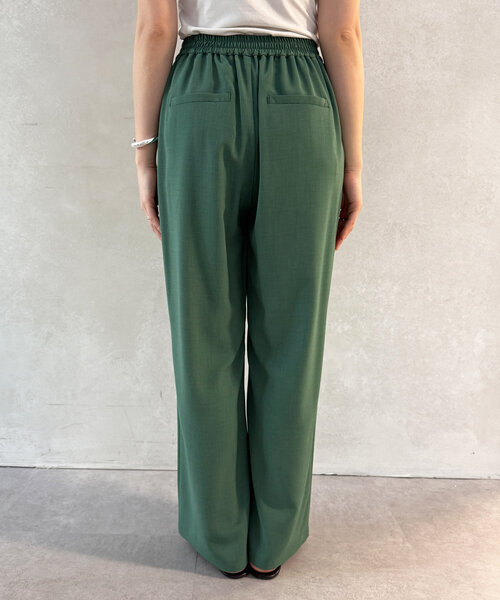 DouDou(ドゥドゥ)の「接触冷感ワイドパンツ(その他パンツ・レディース・チャコールグレー/グリーン/ベージュ/ブラック・FREE)」の14枚目の写真