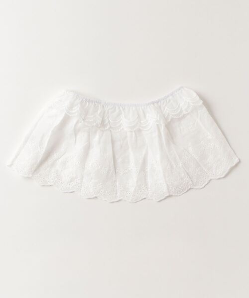 gossip!ロサンゼルス(ゴシップロサンゼルス)の「ヴィンテージ風 レースレイヤードスカート(スカート・レディース・ホワイト・FREE)」の9枚目の写真