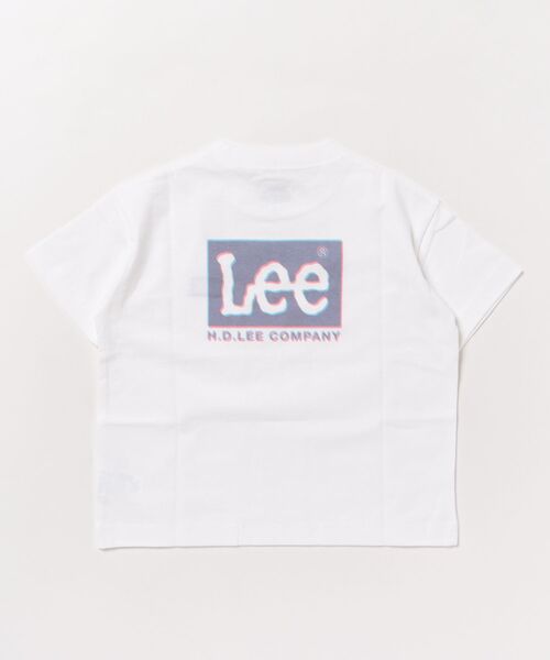 Lee（リー）の「Lee/リー【110-150cm】【親子コーデ】キッズ ベストセラー バックプリントTシャツ/半袖Tシャツ/ロゴTシャツ（Tシャツ/カットソー・キッズ・ブラック系その他/ホワイト系その他/ホワイト/ブラック/ピンク/チャコールグレー・110/120/130/140/150）」の20枚目の写真