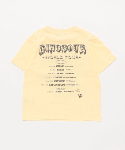 HAKKA KIDS（ハッカキッズ）の「恐竜ツアープリントTシャツ（Tシャツ/カットソー・キッズ・イエロー/ブラック・130cm/110cm/120cm/100cm）」の8枚目の写真