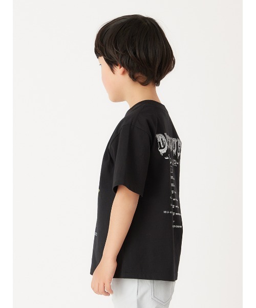 HAKKA KIDS（ハッカキッズ）の「恐竜ツアープリントTシャツ（Tシャツ/カットソー・キッズ・イエロー/ブラック・130cm/110cm/120cm/100cm）」の5枚目の写真