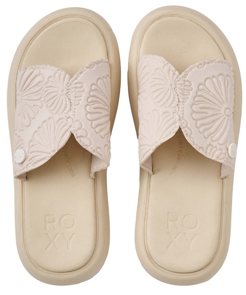 ROXY(ロキシー)の「RAD WEEKEND NEOPRENE/ロキシーネオプレーンスライドサンダル(サンダル・レディース・ベージュ/ブラック・LARGE/MEDIUM/SMALL)」の9枚目の写真