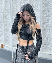 belt design sholder damege tops
