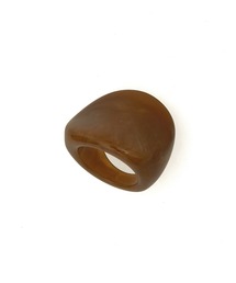 an meets zakka ビッグチャンキーマーブルレジンリング(15号)