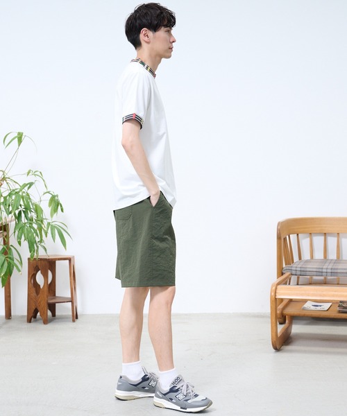 Arnold Palmer（アーノルドパーマー）の「パーマーチェック リブ シェア リンガー Tシャツ（Tシャツ/カットソー・レディース・ブラック/ネイビー/ホワイト・M/S/XS/L/LL）」の9枚目の写真