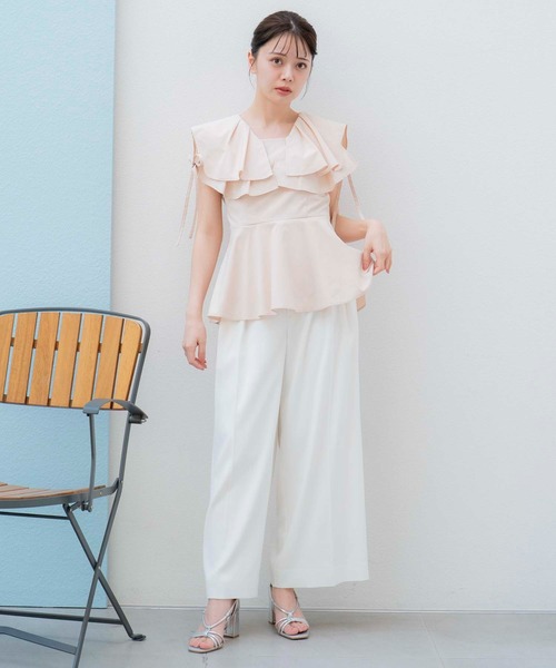 NOELA（ノエラ）の「スクエアカラーブラウス（シャツ/ブラウス・レディース・ベージュ/カーキ/オフホワイト・フリー）」の22枚目の写真