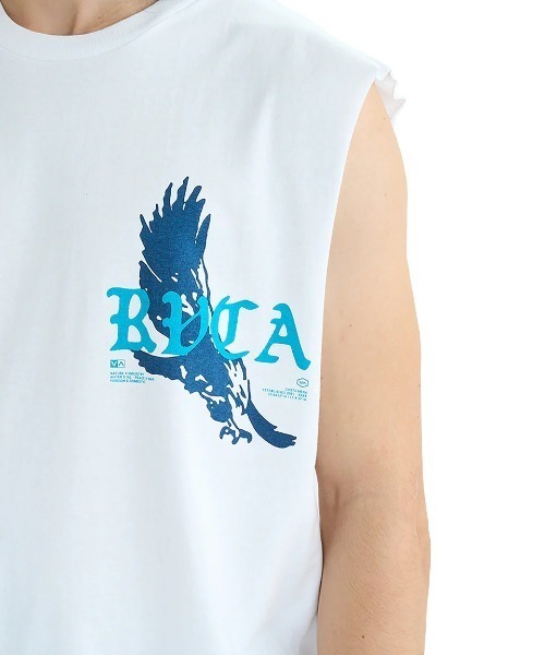 RVCA(ルーカ)の「RVCA メンズ TOUR DATES TT タンクトップ 【2025年夏モデル】/ルーカノースリーブマッスルタンク(タンクトップ・メンズ・ブルー系その他/ホワイト/ブラック・MEDIUM/LARGE/X-LARGE/SMALL)」の18枚目の写真