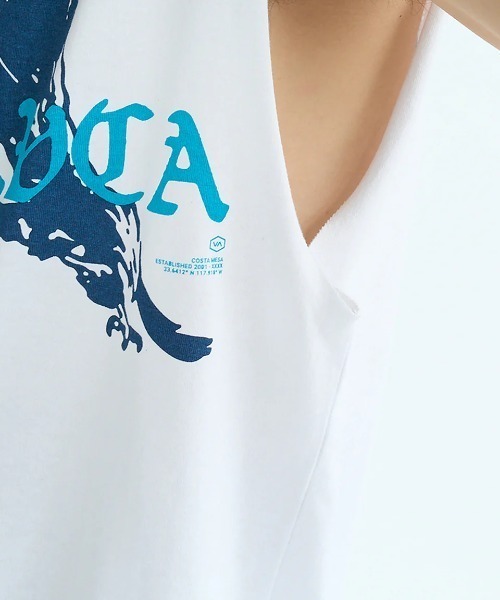 RVCA(ルーカ)の「RVCA メンズ TOUR DATES TT タンクトップ 【2025年夏モデル】/ルーカノースリーブマッスルタンク(タンクトップ・メンズ・ブルー系その他/ホワイト/ブラック・MEDIUM/LARGE/X-LARGE/SMALL)」の4枚目の写真