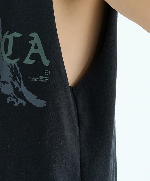 RVCA(ルーカ)の「RVCA メンズ TOUR DATES TT タンクトップ 【2025年夏モデル】/ルーカノースリーブマッスルタンク(タンクトップ・メンズ・ブルー系その他/ホワイト/ブラック・MEDIUM/LARGE/X-LARGE/SMALL)」の9枚目の写真