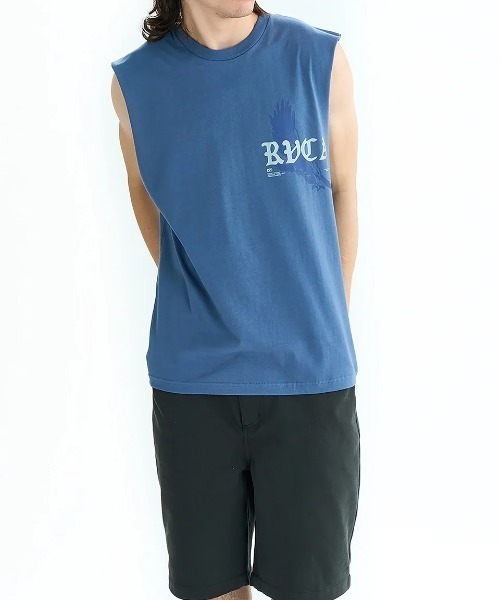 RVCA(ルーカ)の「RVCA メンズ TOUR DATES TT タンクトップ 【2025年夏モデル】/ルーカノースリーブマッスルタンク(タンクトップ・メンズ・ブルー系その他/ホワイト/ブラック・MEDIUM/LARGE/X-LARGE/SMALL)」の16枚目の写真