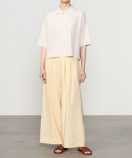 Needles コットンピケ ポロシャツ M 美品 タグ付き handvaerk | コットンピケ ショートポロシャツ WOMEN