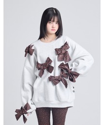 【8】【Little Sunny Bite】leopard sweat top