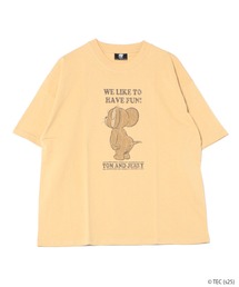 TOM&JERRY（トムアンドジェリー）の「【公式】トムとジェリー　USEDLIKEプリントTシャツ（Tシャツ/カットソー）」