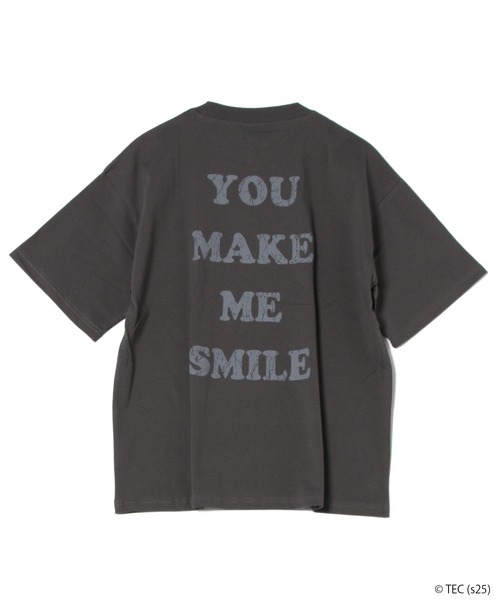 Tom＆Jerry（トムアンドジェリー）の「【公式】トムとジェリー　USEDLIKEプリントTシャツ（Tシャツ/カットソー・レディース・イエロー/アイボリー/スミクロ/サックスブルー・M/L）」の5枚目の写真