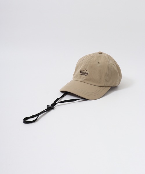 Well-Tailored（ウェルテイラード）の「Well-Tailored NYLON CAP W/CHINSTRAP 軽量 アウトドア（キャップ・メンズ・ベージュ/ブラック/チャコールグレー・FREE）」の7枚目の写真