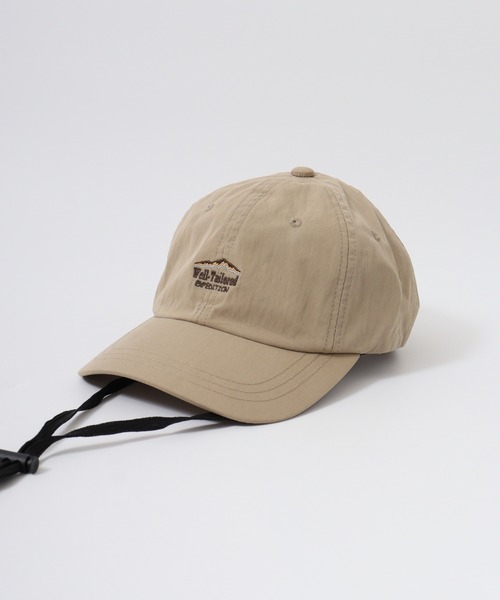 Well-Tailored（ウェルテイラード）の「Well-Tailored NYLON CAP W/CHINSTRAP 軽量 アウトドア（キャップ・メンズ・ベージュ/ブラック/チャコールグレー・FREE）」の6枚目の写真