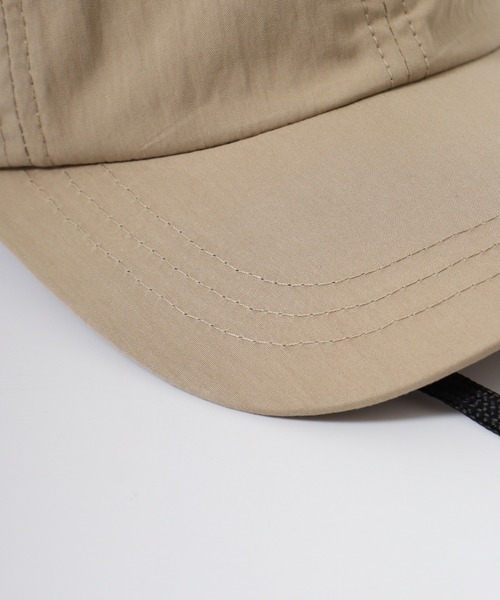 Well-Tailored（ウェルテイラード）の「Well-Tailored NYLON CAP W/CHINSTRAP 軽量 アウトドア（キャップ・メンズ・ベージュ/ブラック/チャコールグレー・FREE）」の5枚目の写真