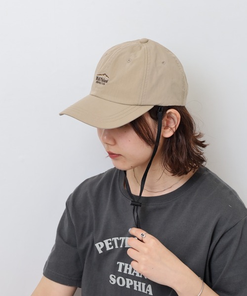 Well-Tailored（ウェルテイラード）の「Well-Tailored NYLON CAP W/CHINSTRAP 軽量 アウトドア（キャップ・メンズ・ベージュ/ブラック/チャコールグレー・FREE）」の15枚目の写真